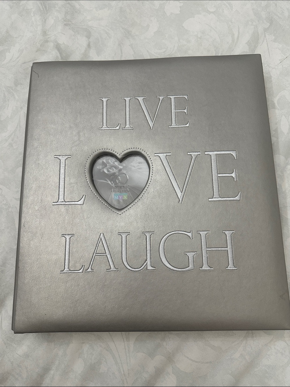 Live Love Laugh Silver Photo Album